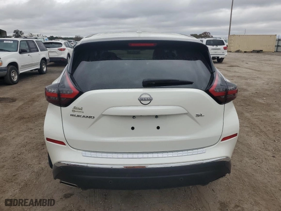 2024 Nissan Murano SL with VIN 5N1AZ2CJ2RC104488, listed as a Copart auction lot 83409554 with 13,156 mi miles and Salvage Title. Bid and sale history available at carsss.com. Image 6.