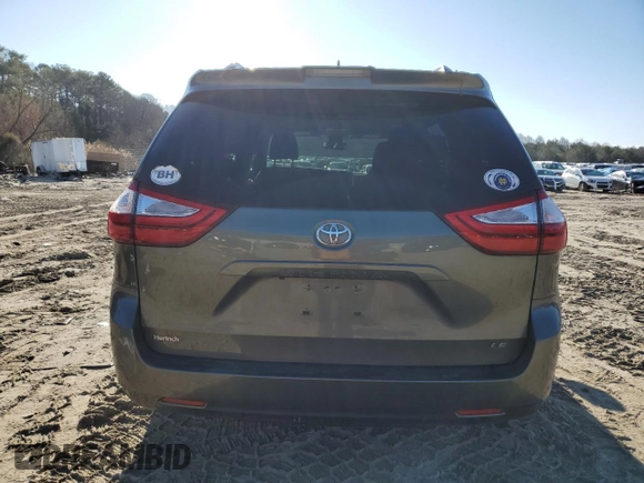 2019 Toyota Sienna LE Auto Access Seat with VIN 5TDKZ3DC0KS973674, listed as a Copart auction lot 50454255 with 99,206 mi miles and Salvage Title. Bid and sale history available at DreamBid. Image 6.
