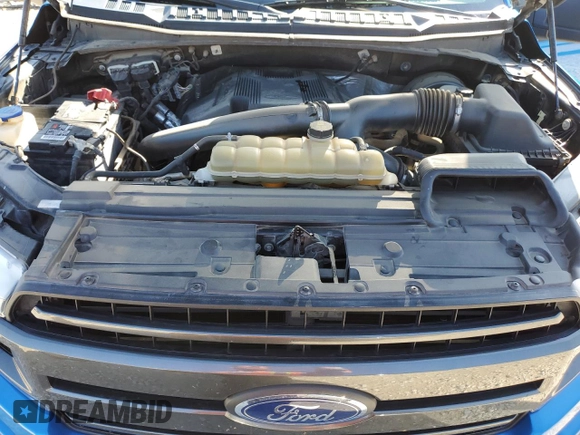 2019 Ford F-150 XL with VIN 1FTEW1C47KKE60384, listed as a Copart auction lot 85578354 with 89,625 mi miles and Salvage Title. Bid and sale history available at DreamBid. Image 11.