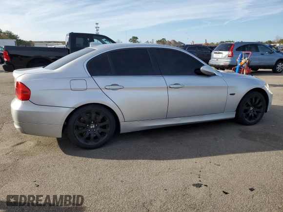 2006 BMW 3 Series 330xi with VIN WBAVD33516KL52923, listed as a Copart auction lot 46224884 with 204,406 mi miles and Salvage Title. Bid and sale history available at carsss.com. Image 3.