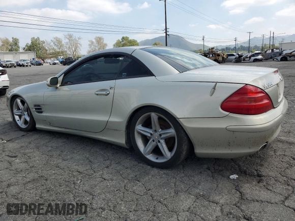 2003 Mercedes-Benz SL 500 z VIN WDBSK75F03F013100, wystawiony jako Copart lot #51124485 z przebiegiem Nie podano mil oraz Czysty tytuł • Clean title. Historia ofert i sprzedaży dostępna na DreamBid. Obrazek 2.