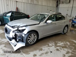 2014 Infiniti Q50 Sport with VIN JN1BV7AR5EM682473, listed as a Copart auction lot 60747385 with 80,474 mi miles and Clean title. Bid and sale history available at DreamBid. Image 1.