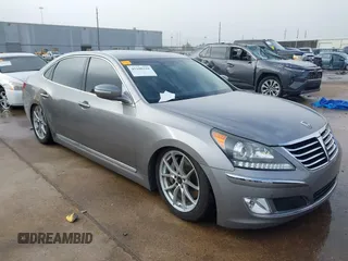 2012 Hyundai Equus Signature with VIN KMHGH4JH1CU056346, listed as a IAAI auction lot 41100325 with 89,148 mi miles and . Bid and sale history available at DreamBid. Image 1.
