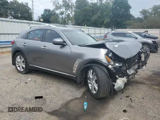 2012 Infiniti FX with VIN JN8AS1MU7CM122549, listed as a Copart auction lot 70197194 with 115,158 mi miles and Salvage Title. Bid and sale history available at DreamBid. Image 4.