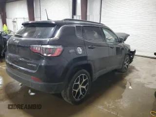 2024 Jeep Compass Limited with VIN 3C4NJDCN3RT161346, listed as a Copart auction lot 57380145 with 11,344 mi miles and Salvage title. Bid and sale history available at DreamBid. Image 3.