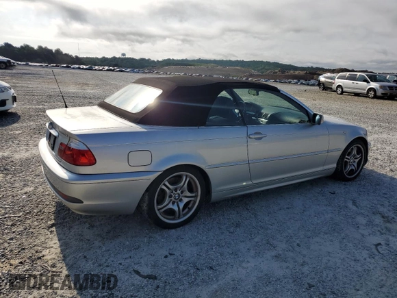 2004 BMW 3 Series 330Ci with VIN WBABW53474PL40064, listed as a Copart auction lot 54555755 with 122,820 mi miles and Salvage title. Bid and sale history available at DreamBid. Image 3.