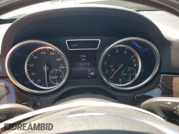 2012 Mercedes-Benz M 350 with VIN 4JGDA5HB3CA021162, listed as a Copart auction lot 63347105 with 151,616 mi miles and Salvage title. Bid and sale history available at DreamBid. Image 9.