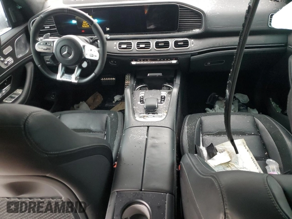 2021 Mercedes-Benz GLS with VIN 4JGFF8KE4MA367320, listed as a Copart auction lot 89048485 with 57,920 mi miles and Salvage Title. Bid and sale history available at carsss.com. Image 8.