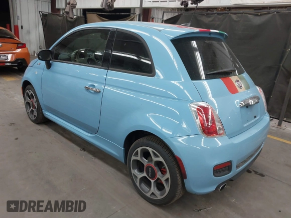 2016 FIAT 500 Sport with VIN 3C3CFFBR7GT217394, listed as a IAAI auction lot 41892554 with 128,486 mi miles and . Bid and sale history available at DreamBid. Image 3.