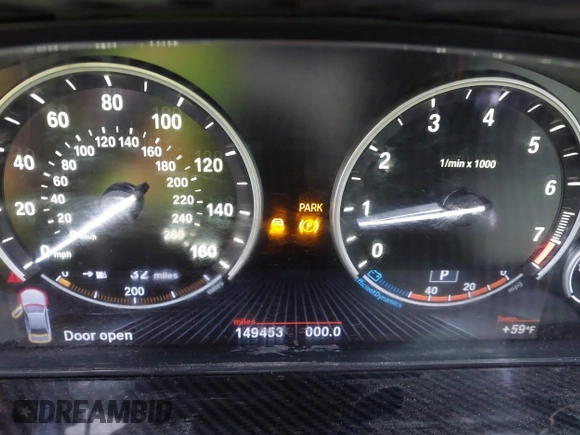 2013 BMW 7 Series 750Li xDrive with VIN WBAYF8C5XDD139832, listed as a IAAI auction lot 42110322 with 149,453 mi miles and . Bid and sale history available at DreamBid. Image 7.