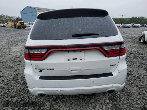 2021 Dodge Durango GT Plus with VIN 1C4RDJDG8MC850682, listed as a Copart auction lot 58235845 with 32,245 mi miles and Salvage title. Bid and sale history available at DreamBid. Image 6.