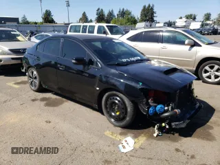 2015 Subaru WRX STI with VIN JF1VA2P67F9802600, listed as a Copart auction lot 69310294 with 45,814 mi miles and Salvage title. Bid and sale history available at DreamBid. Image 4.