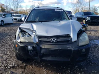2006 Hyundai Tucson GLS with VIN KM8JN72D06U298853, listed as a Copart auction lot 80314274 with 0 mi miles and Salvage Title. Bid and sale history available at carsss.com. Image 5.