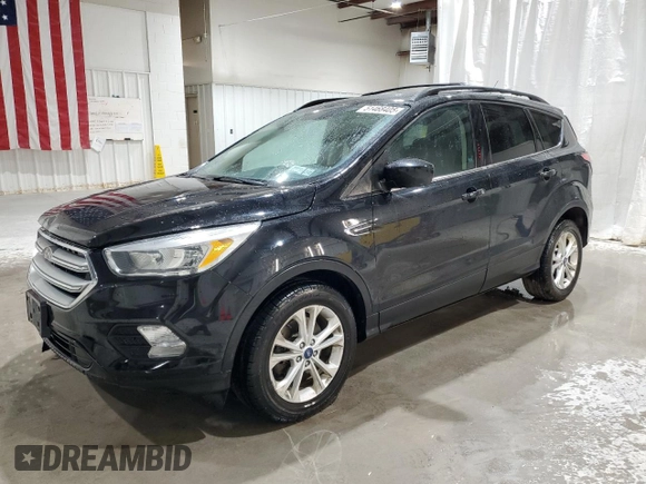 2017 Ford Escape SE with VIN 1FMCU9G96HUE03765, listed as a Copart auction lot 51468405 with 96,963 mi miles and Salvage Title. Bid and sale history available at carsss.com. Image 1.