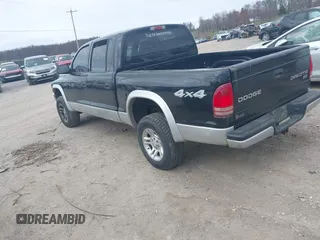 2004 Dodge Dakota SLT with VIN 1D7HG48N14S503851, listed as a IAAI auction lot 41883437 with 225,505 mi miles. Bid and sale history available at carsss.com. Image 3.