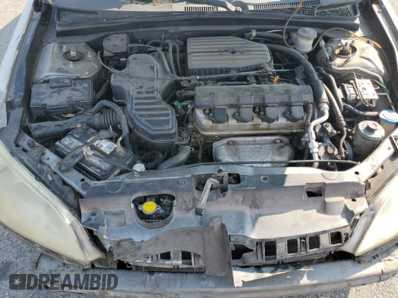 2005 Honda Civic EX with VIN 1HGES26755L011745, listed as a Copart auction lot 70913114 with 160,438 mi miles and Salvage Title. Bid and sale history available at DreamBid. Image 11.