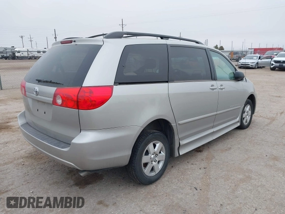 2008 Toyota Sienna CE with VIN 5TDZK23C88S206954, listed as a IAAI auction lot 41465223 with 53,824 mi miles. Bid and sale history available at carsss.com. Image 4.