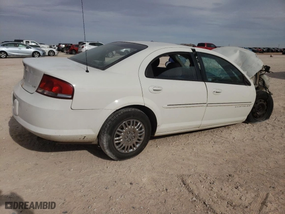 2001 Chrysler Sebring LX with VIN 1C3EL46X61N595082, listed as a Copart auction lot 41487765 with 0 mi miles and Salvage Title. Bid and sale history available at carsss.com. Image 3.