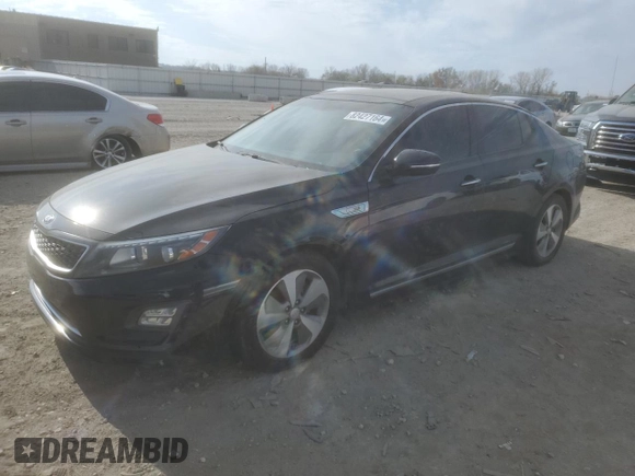 2015 Kia Optima Hybrid EX with VIN KNAGN4AD5F5084365, listed as a Copart auction lot 82427164 with Not Provided miles and Clean Title. Bid and sale history available at carsss.com. Image 1.