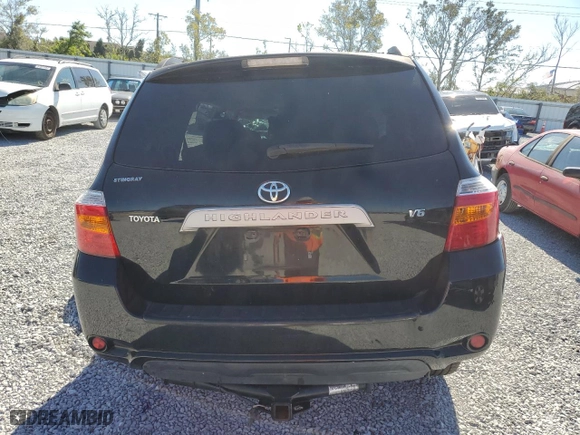 2008 Toyota Highlander with VIN JTEDS41A282053479, listed as a Copart auction lot 82433584 with 0 mi miles and Non Repairable. Bid and sale history available at carsss.com. Image 6.