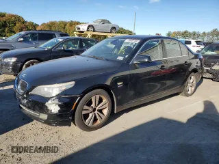 2010 BMW 5 Series 528i xDrive with VIN WBANV1C50AC445260, listed as a Copart auction lot 75600764 with Not Provided miles and Salvage Title. Bid and sale history available at carsss.com. Image 1.