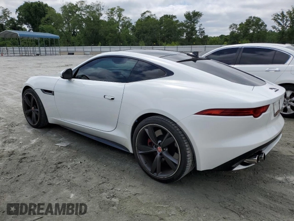 2015 Jaguar F-Type R z VIN SAJWA6DAXFMK15045, wystawiony jako Copart lot #58995495 z przebiegiem 51 044 mil mil oraz Czysty tytuł • Clean title. Historia ofert i sprzedaży dostępna na DreamBid. Obrazek 2.