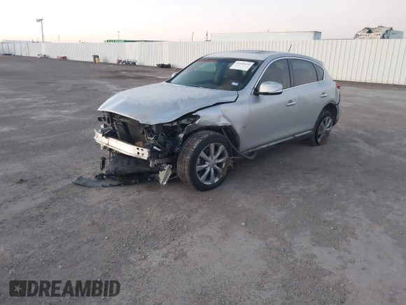 2017 Infiniti QX50 with VIN JN1BJ0RP2HM389625, listed as a IAAI auction lot 41600350 with Not Provided miles. Bid and sale history available at carsss.com. Image 2.