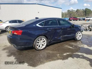 2018 Chevrolet Impala Premier with VIN 2G1125S37J9146141, listed as a Copart auction lot 48738635 with 108,377 mi miles and Salvage Title. Bid and sale history available at DreamBid. Image 3.