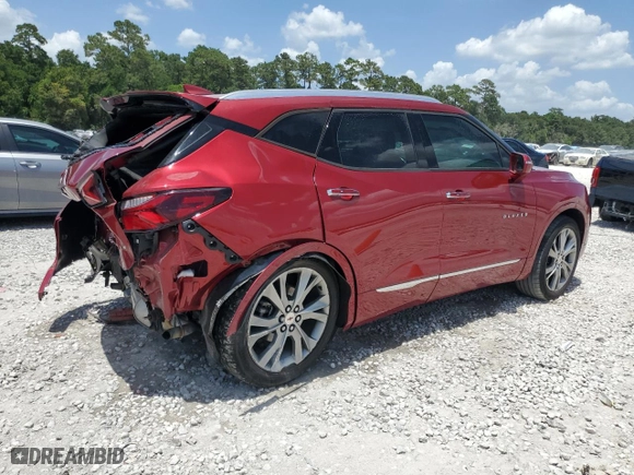 2019 Chevrolet Blazer Premier with VIN 3GNKBFRS6KS666535, listed as a Copart auction lot 62026324 with 31,744 mi miles and Salvage Title. Bid and sale history available at carsss.com. Image 3.