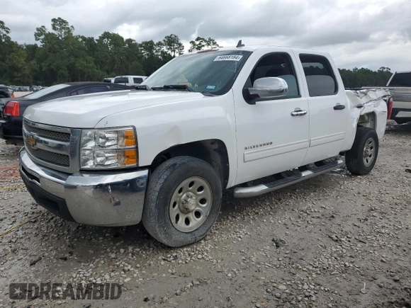 2013 Chevrolet Silverado 1500 LT with VIN 3GCPCSEA8DG237890, listed as a Copart auction lot 64668184 with 196,804 mi miles and Salvage Title. Bid and sale history available at DreamBid. Image 1.