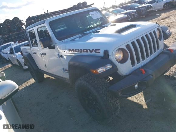 2022 Jeep Gladiator Mojave with VIN 1C6JJTEG4NL172098, listed as a IAAI auction lot 41141975 with 44,824 mi miles. Bid and sale history available at carsss.com. Image 1.