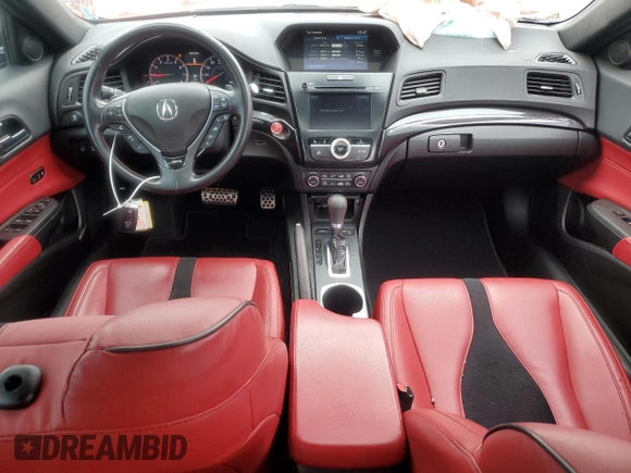 2022 Acura ILX Premium with VIN 19UDE2F87NA004271, listed as a Copart auction lot 60274525 with 33,422 mi miles and Salvage title. Bid and sale history available at DreamBid. Image 8.