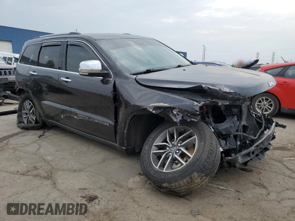 2021 Jeep Grand Cherokee Limited with VIN 1C4RJFBG0MC529843, listed as a Copart auction lot 60390155 with 40,415 mi miles and Salvage title. Bid and sale history available at DreamBid. Image 4.