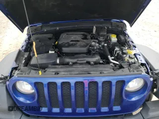 2018 Jeep Wrangler Unlimited Sport S with VIN 1C4HJXDNXJW289319, listed as a Copart auction lot 80461844 with 76,963 mi miles and Salvage title. Bid and sale history available at DreamBid. Image 11.