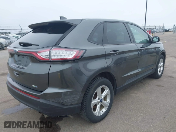 2017 Ford Edge SE with VIN 2FMPK4G96HBC27817, listed as a IAAI auction lot 41921451 with 90,885 mi miles. Bid and sale history available at carsss.com. Image 4.