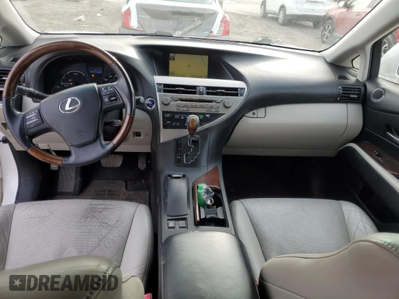 2010 Lexus RX 450h with VIN JTJBC1BA0A2016911, listed as a Copart auction lot 42614515 with 169,490 mi miles and Salvage title. Bid and sale history available at DreamBid. Image 8.