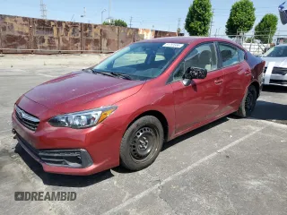 2022 Subaru Impreza with VIN 4S3GKAB69N3607830, listed as a Copart auction lot 61261895 with 36,874 mi miles and Salvage title. Bid and sale history available at DreamBid. Image 1.