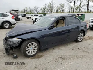 2006 BMW 3 Series 325xi with VIN WBAVD13536KV06357, listed as a Copart auction lot 51684215 with 153,389 mi miles and Salvage Title. Bid and sale history available at carsss.com. Image 1.