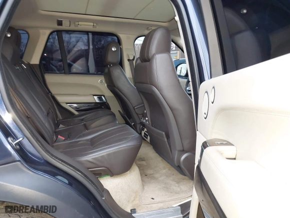 2017 Land Rover Range Rover with VIN SALGS2FE8HA326604, listed as a IAAI auction lot 41045678 with 56,150 mi miles. Bid and sale history available at carsss.com. Image 8.