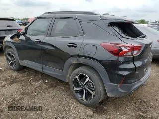 2023 Chevrolet TrailBlazer RS with VIN KL79MUSL3PB183092, listed as a Copart auction lot 61285164 with 27,006 mi miles and Salvage Title. Bid and sale history available at DreamBid. Image 2.