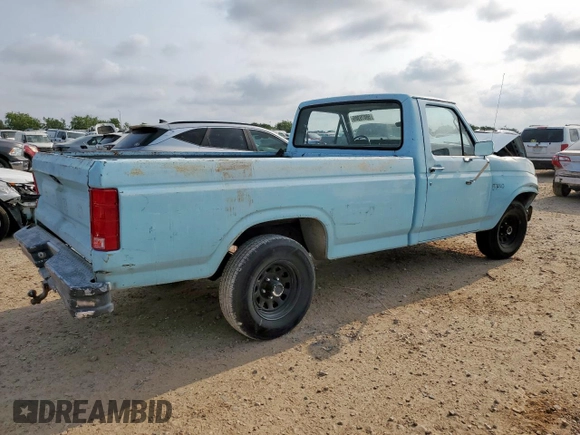 1985 Ford F-150 with VIN 1FTDF15N8FKB48131, listed as a Copart auction lot 58079305 with 37,180 mi miles and Salvage title. Bid and sale history available at DreamBid. Image 3.