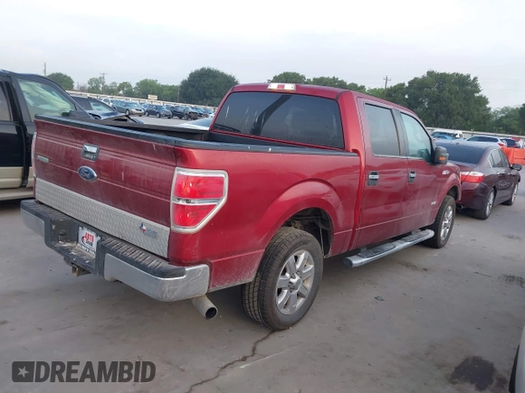 2013 Ford F-150 XL with VIN 1FTFW1CT3DKF03584, listed as a IAAI auction lot 42309670 with 158,251 mi miles and . Bid and sale history available at DreamBid. Image 4.