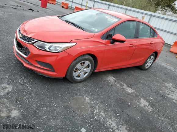 2018 Chevrolet Cruze LS with VIN 1G1BC5SMXJ7196592, listed as a Copart auction lot 52068665 with 59,373 mi miles and Salvage Title. Bid and sale history available at carsss.com. Image 1.