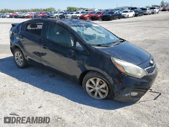 2014 Kia Rio EX z VIN KNADN4A31E6328144, wystawiony jako Copart lot #52235825 z przebiegiem 100 145 mil mil oraz Szkody całkowita. Historia ofert i sprzedaży dostępna na DreamBid. Obrazek 4.