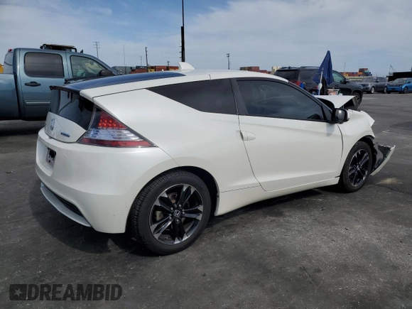 2015 Honda CR-Z EX with VIN JHMZF1D6XFS003512, listed as a Copart auction lot 56709955 with 78,785 mi miles and Salvage title. Bid and sale history available at DreamBid. Image 3.