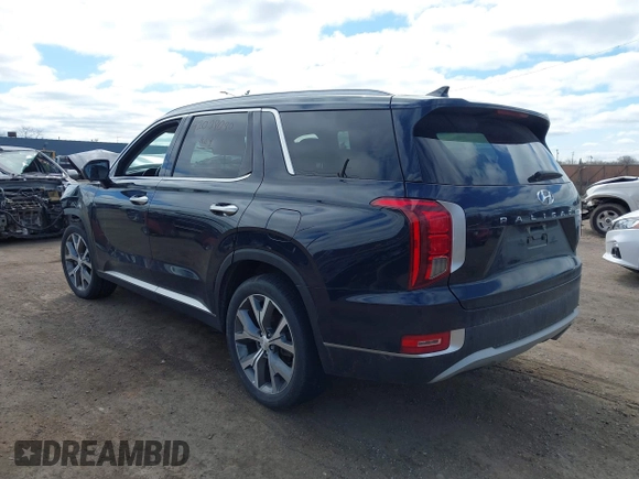 2022 Hyundai Palisade SEL z VIN KM8R4DHE3NU457853, wystawiony jako IAAI lot #42028080 z przebiegiem 34 654 mil mil oraz . Historia ofert i sprzedaży dostępna na DreamBid. Obrazek 3.