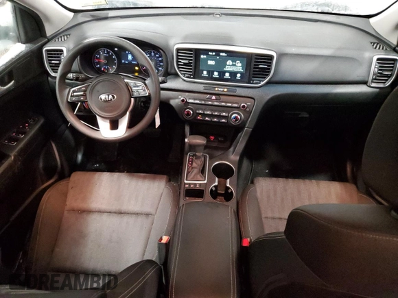2020 Kia Sportage LX with VIN KNDPMCAC7L7661985, listed as a Copart auction lot 46394705 with 74,755 mi miles and Salvage Title. Bid and sale history available at carsss.com. Image 8.