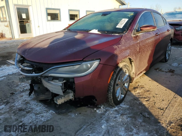 2016 Chrysler 200 C with VIN 1C3CCCCB8GN119807, listed as a Copart auction lot 87462224 with 59,319 mi miles and Salvage Title. Bid and sale history available at DreamBid. Image 1.
