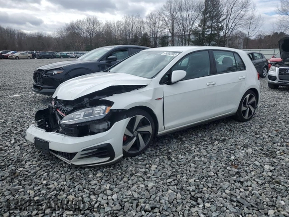 2020 Volkswagen Golf GTI S with VIN 3VW6T7AU4LM017622, listed as a Copart auction lot 49892885 with 66,494 mi miles and Salvage Title. Bid and sale history available at carsss.com. Image 1.