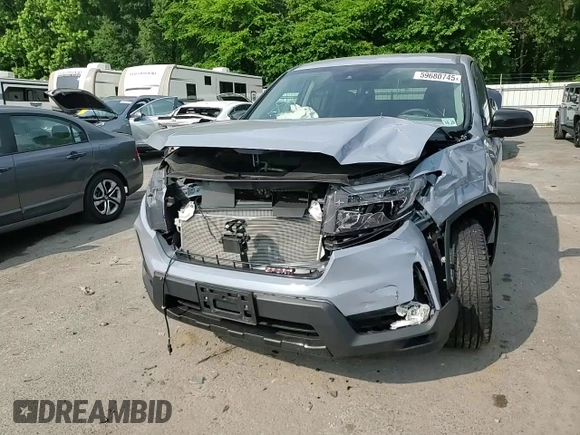 2024 Honda Ridgeline Sport with VIN 5FPYK3F14RB032163, listed as a Copart auction lot 59680745 with Not provided miles and Salvage title. Bid and sale history available at DreamBid. Image 14.